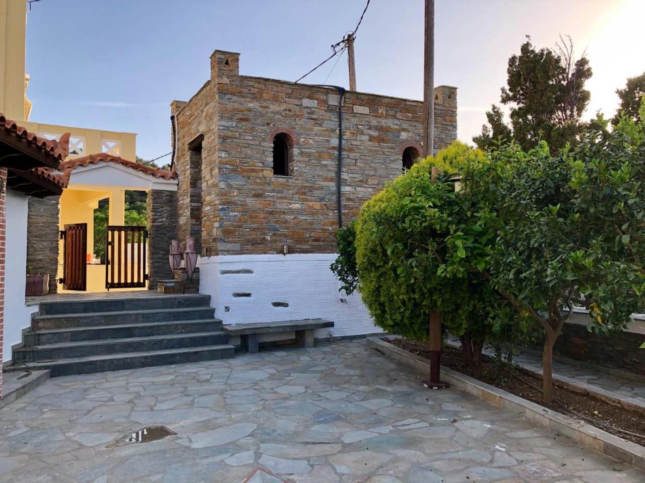 Villa Andros Epoque Livádhia Extérieur photo